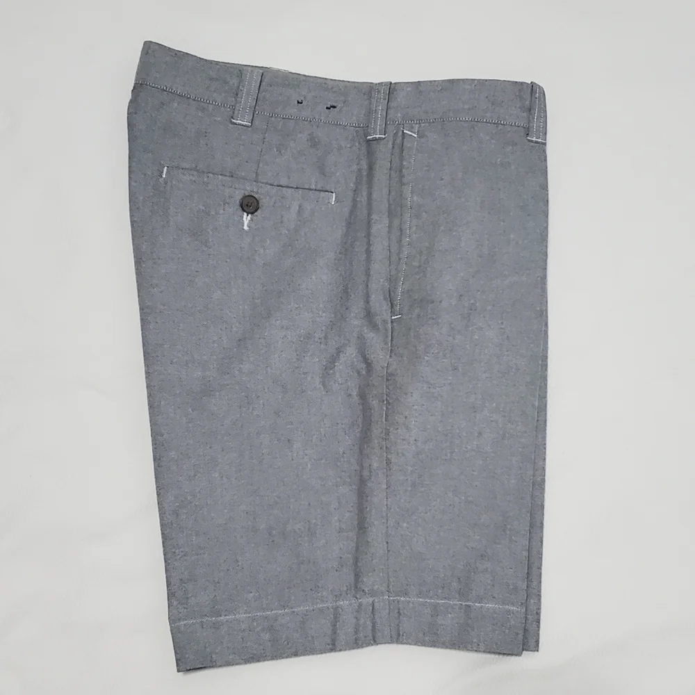 J. Crew Gramercy Gray Cotton Shorts 33 Waist